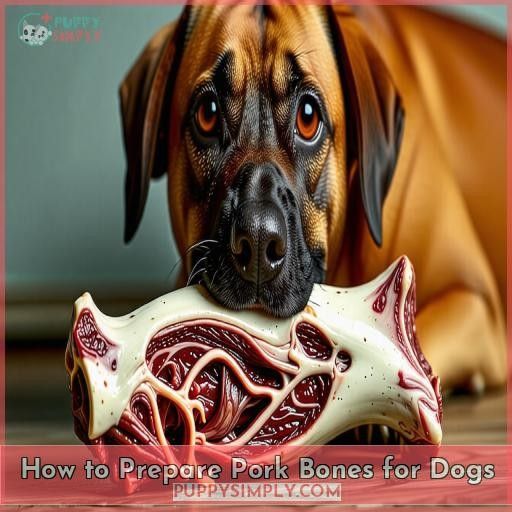 How to Prepare Pork Bones for Dogs