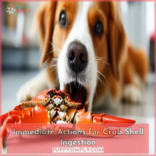 Immediate Actions for Crab Shell Ingestion