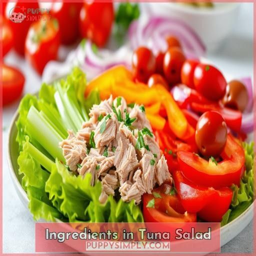 Ingredients in Tuna Salad
