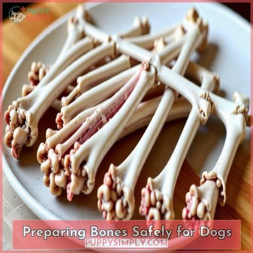 Preparing Bones Safely for Dogs