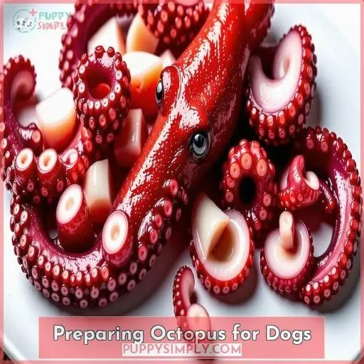 Preparing Octopus for Dogs