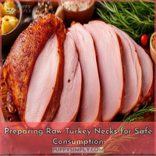 Preparing Raw Turkey Necks for Safe Consumption