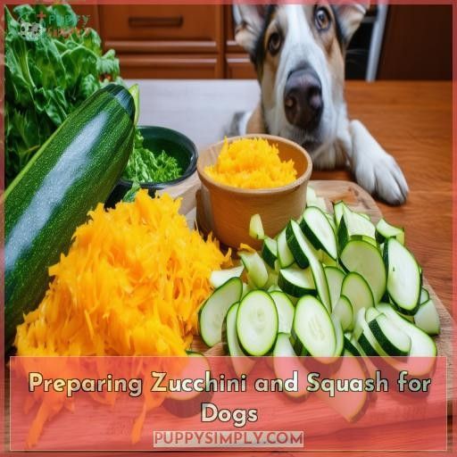 Preparing Zucchini and Squash for Dogs