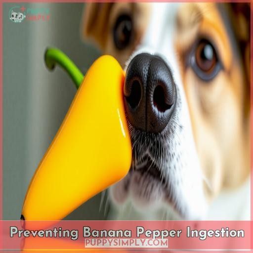 Preventing Banana Pepper Ingestion