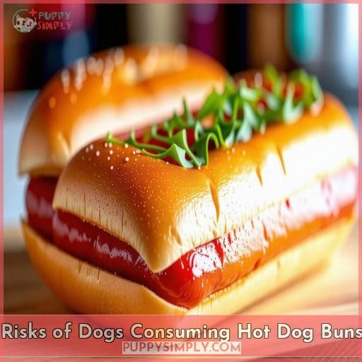 Risks of Dogs Consuming Hot Dog Buns