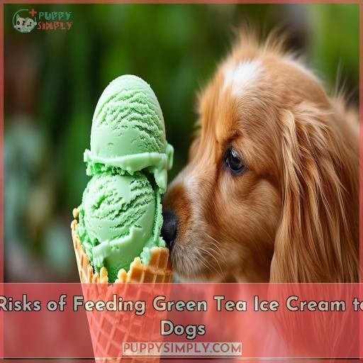Risks of Feeding Green Tea Ice Cream to Dogs