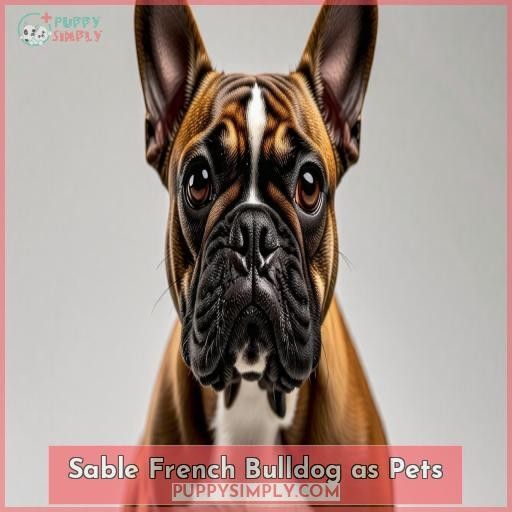 Sable French Bulldog as Pets