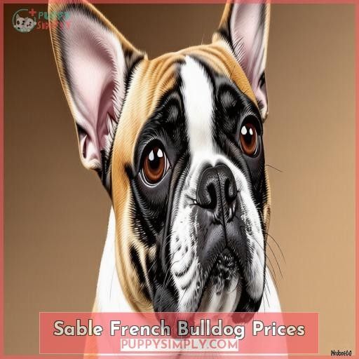 Sable French Bulldog Prices