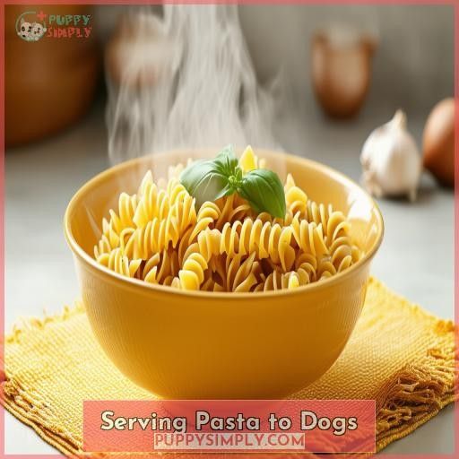 Serving Pasta to Dogs