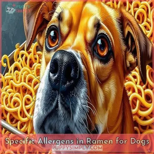 Specific Allergens in Ramen for Dogs