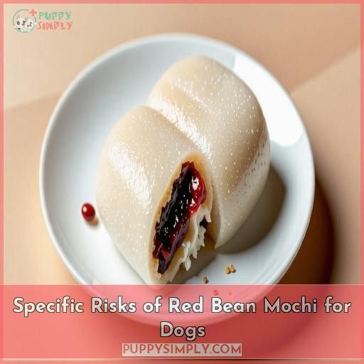 Specific Risks of Red Bean Mochi for Dogs