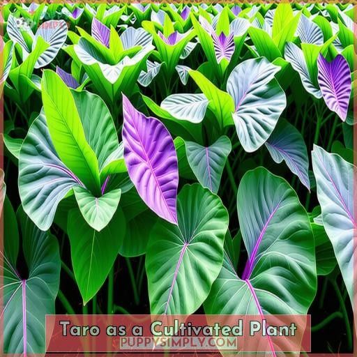 Taro as a Cultivated Plant