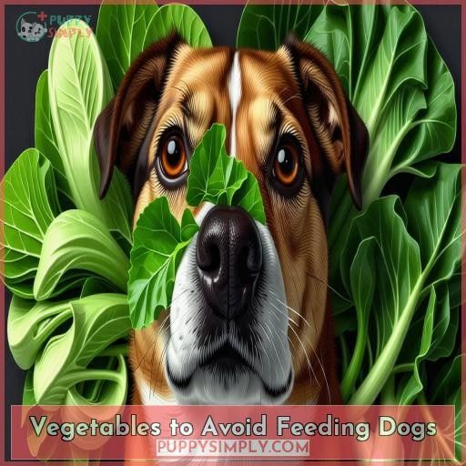 Vegetables to Avoid Feeding Dogs