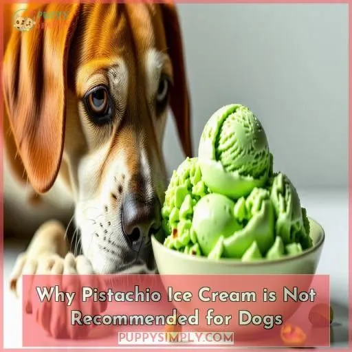 Why Pistachio Ice Cream is Not Recommended for Dogs