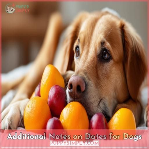 Additional Notes on Dates for Dogs