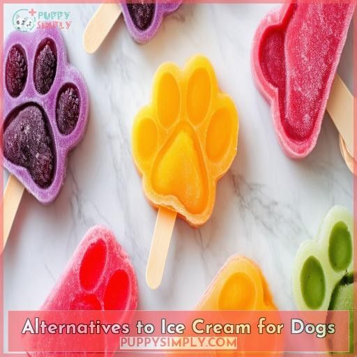 Alternatives to Ice Cream for Dogs