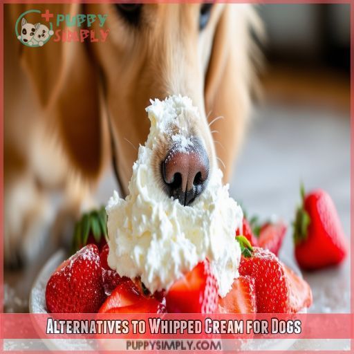 Alternatives to Whipped Cream for Dogs