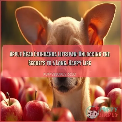 apple head chihuahua lifespan