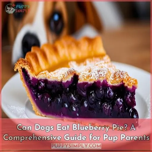 can dogs eat blueberry pie