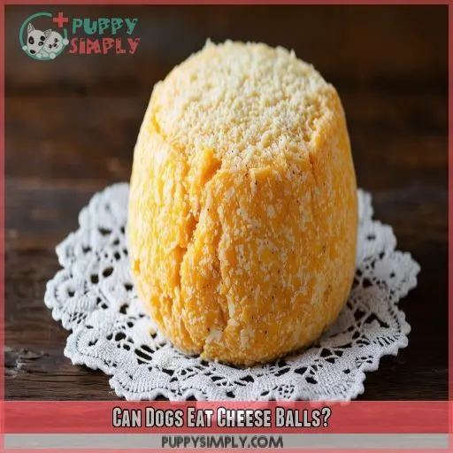 can dogs eat cheese balls