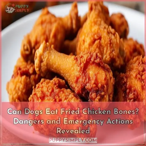 can dogs eat fried chicken bones