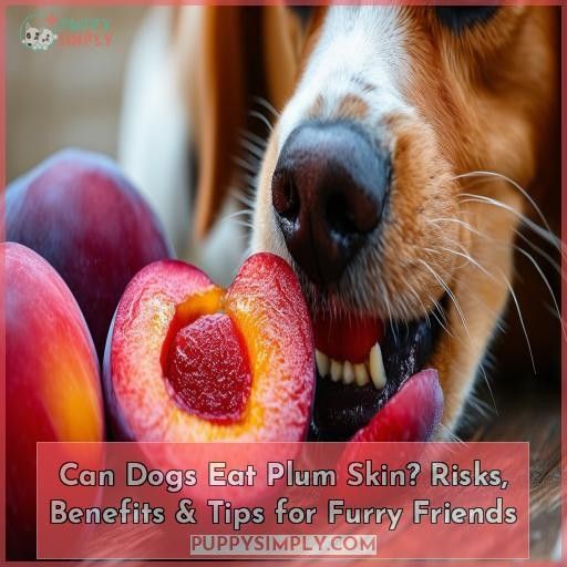 can dogs eat plum skin