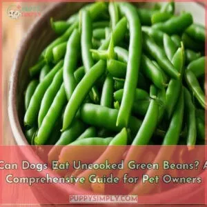 can dogs eat uncooked green beans