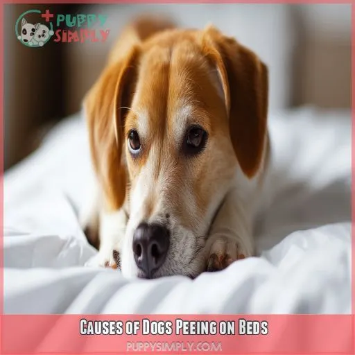 Causes of Dogs Peeing on Beds