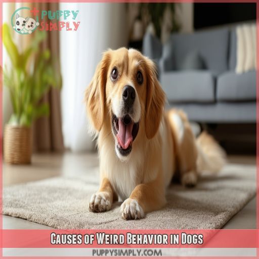 Causes of Weird Behavior in Dogs