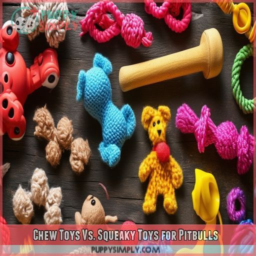 Chew Toys Vs. Squeaky Toys for Pitbulls