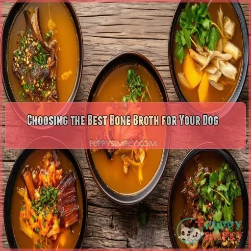 Choosing the Best Bone Broth for Your Dog