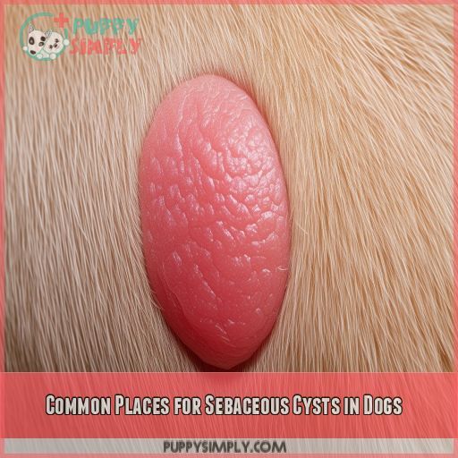 Common Places for Sebaceous Cysts in Dogs