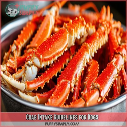 Crab Intake Guidelines for Dogs