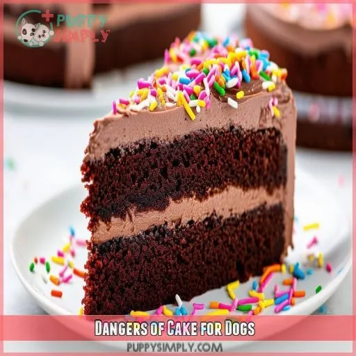 Dangers of Cake for Dogs