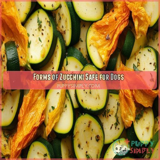 Forms of Zucchini Safe for Dogs