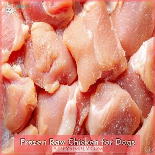 Frozen Raw Chicken for Dogs
