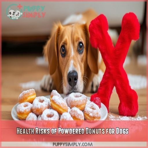 Health Risks of Powdered Donuts for Dogs
