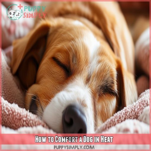 How to Comfort a Dog in Heat