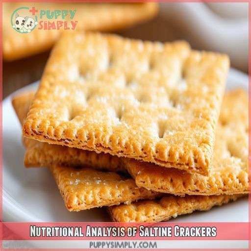 Nutritional Analysis of Saltine Crackers
