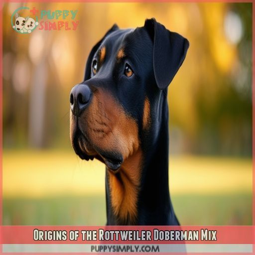 Origins of the Rottweiler Doberman Mix