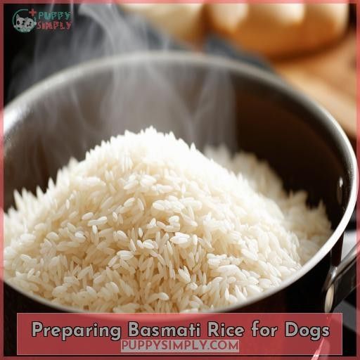 Preparing Basmati Rice for Dogs