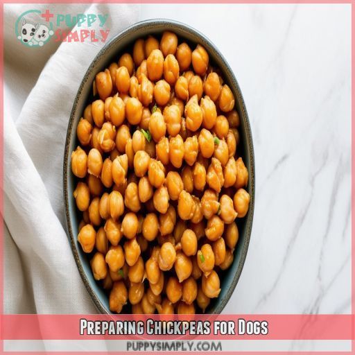 Preparing Chickpeas for Dogs