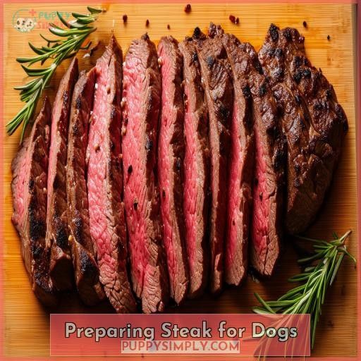 Preparing Steak for Dogs