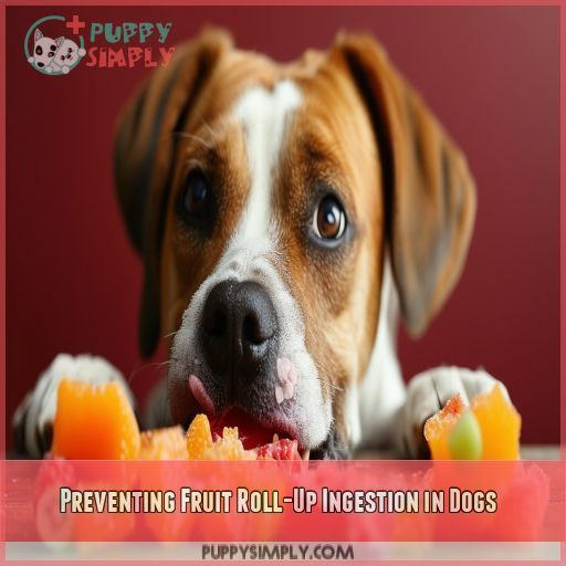 Preventing Fruit Roll-Up Ingestion in Dogs