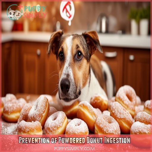Prevention of Powdered Donut Ingestion