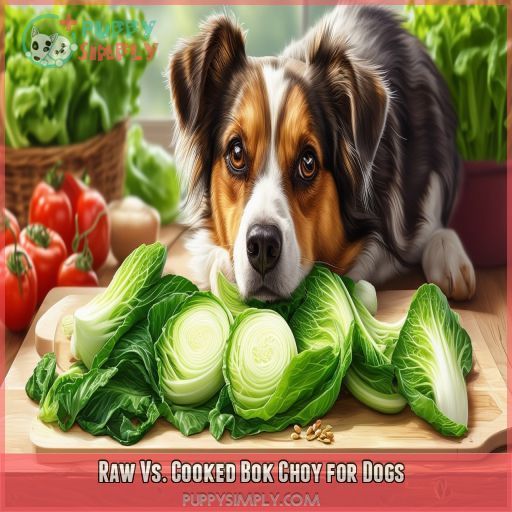 Raw Vs. Cooked Bok Choy for Dogs