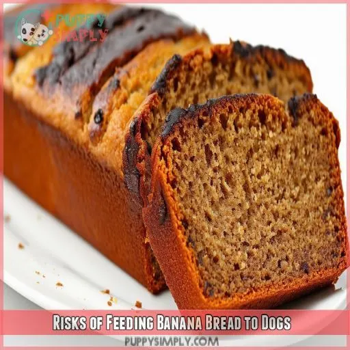 Risks of Feeding Banana Bread to Dogs