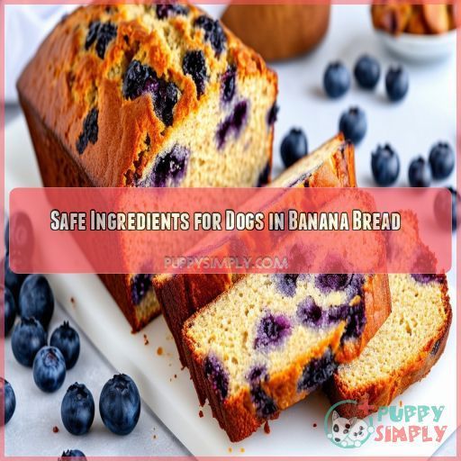Safe Ingredients for Dogs in Banana Bread