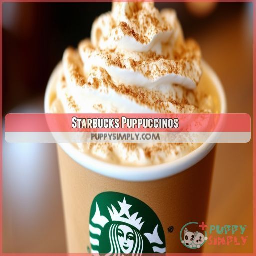 Starbucks Puppuccinos