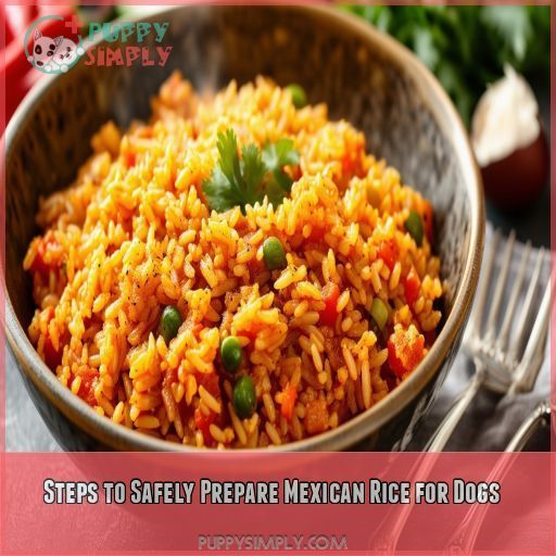 Steps to Safely Prepare Mexican Rice for Dogs